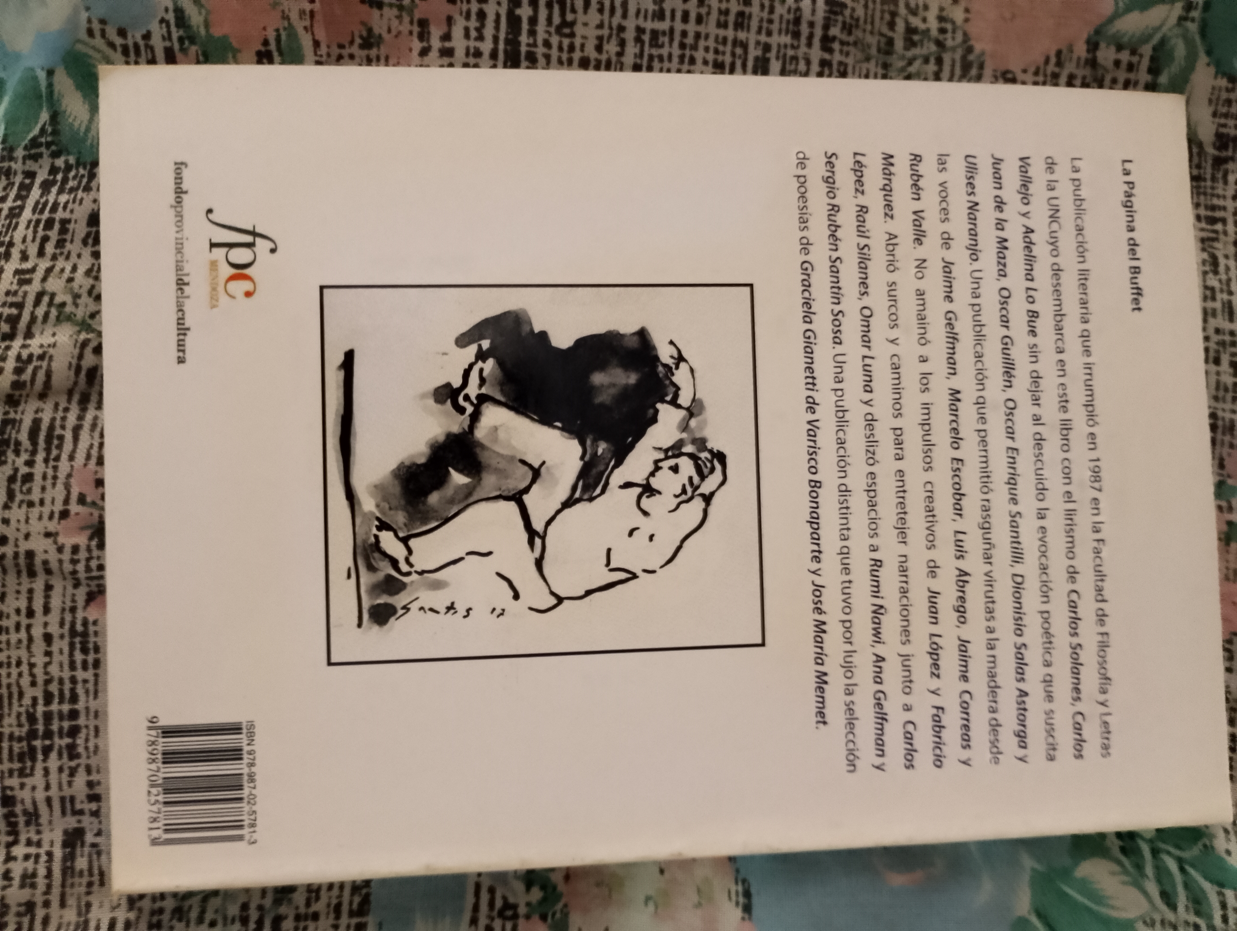 La página del buffet; una publicación literaria diferente